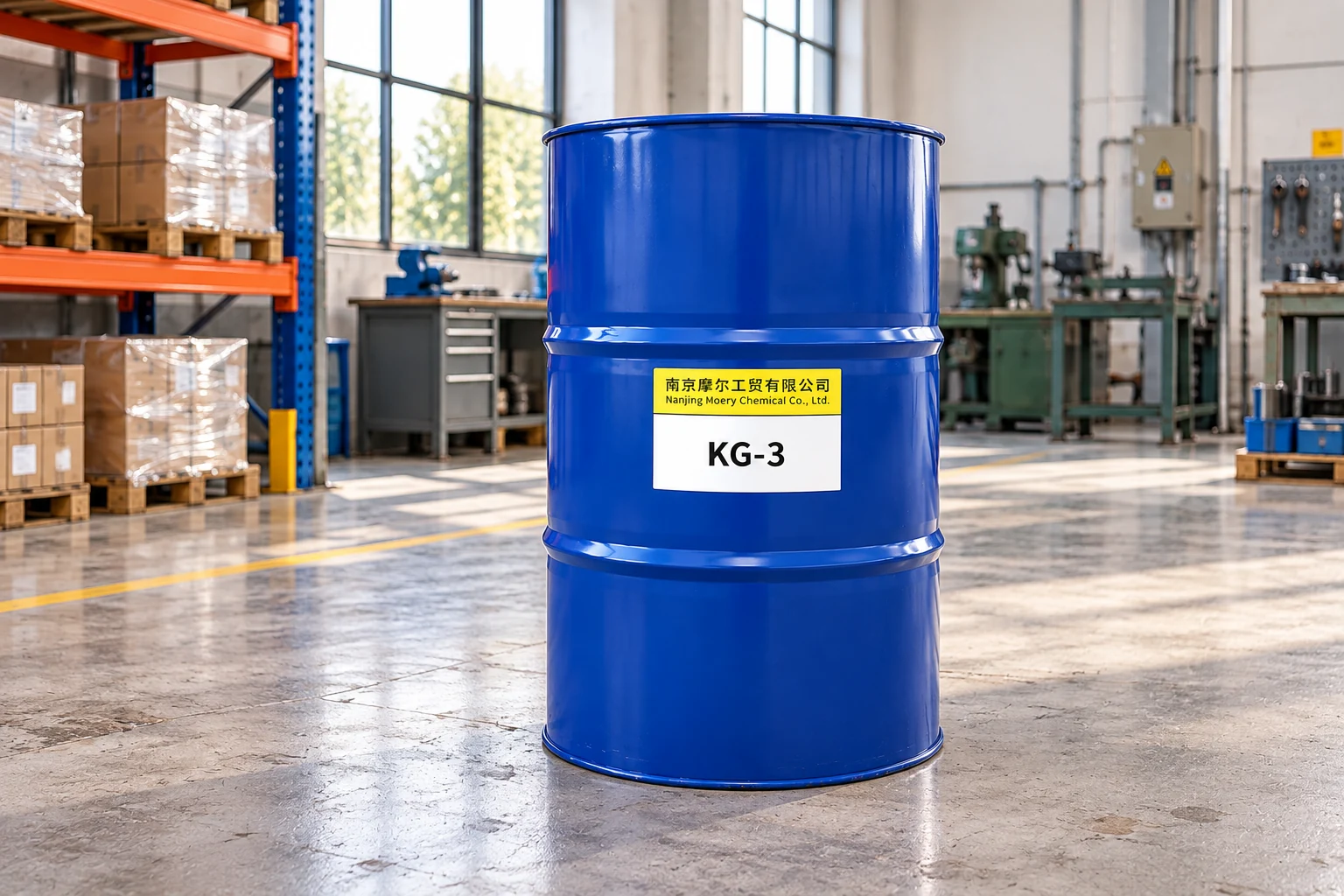 蓝色铁桶包装的 KG-3 防锈油