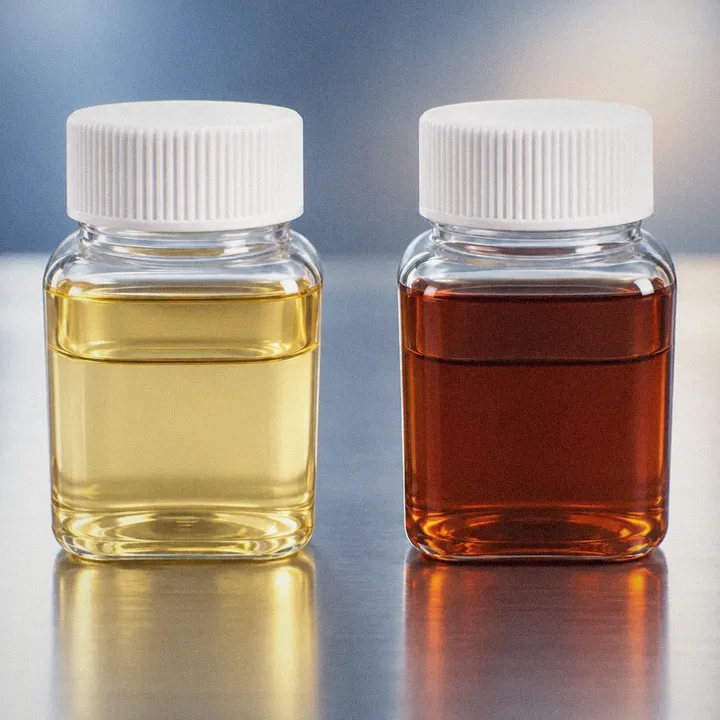 KG-2C and KG-3C plating and phosphating rust preventive oil sample bottles